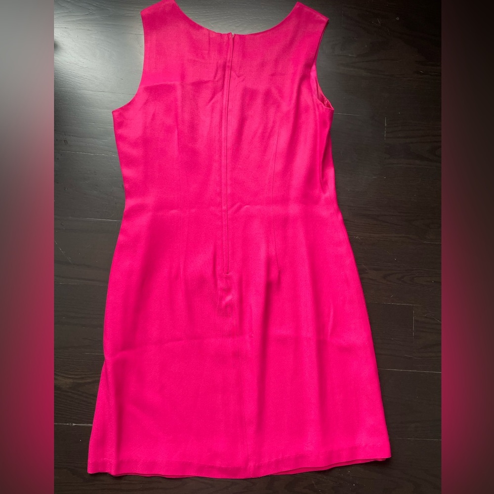 Fuschia A-line dress